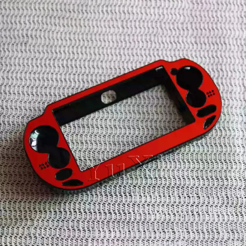 YuXi 1 قطعة ل PS Vita 1000 PSV 1000 متعدد الألوان البلاستيك المغلفة غلاف من الألومنيوم المعادن نحى الغطاء الواقي هارد شل