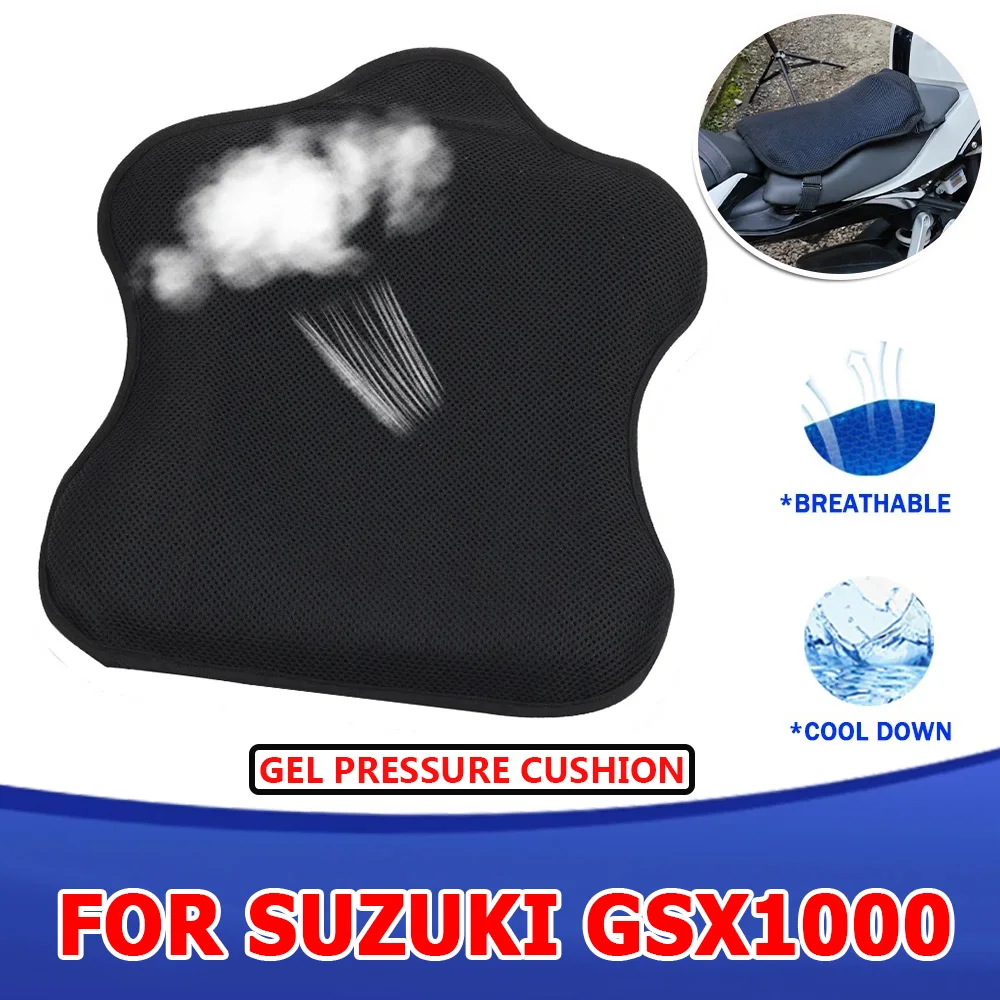 Motorcycle Gel Seat Pad For Suzuki GSX S 1000 S1000 GT GX GSX S1000GT S1000GS S100Y S100Z S100F Gel Seat Cushion Shock Absorptio
