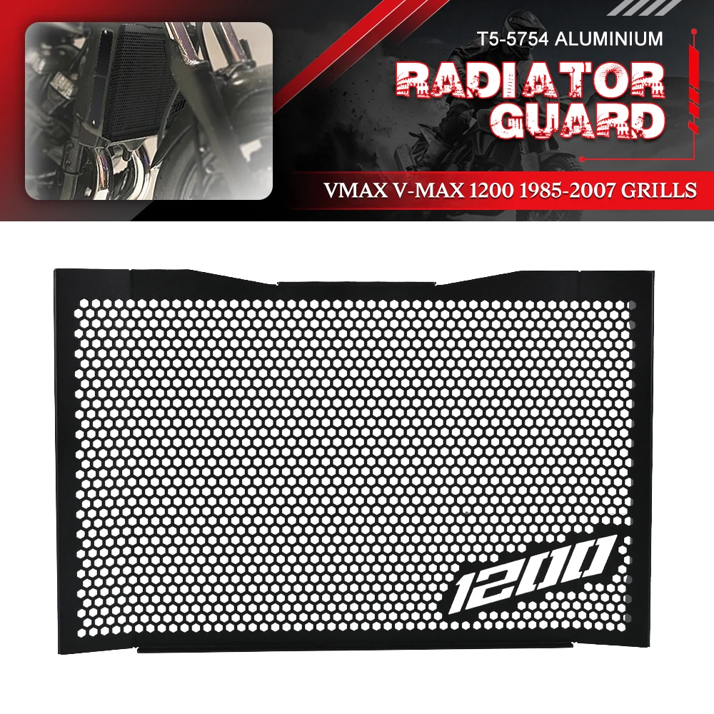

FOR YAMAHA VMAX V-MAX 1200 1985-1986-1987-1988-1990-2007 Motorcycle Water Tank Mesh Radiator Cover Grill Guard Protection Cover