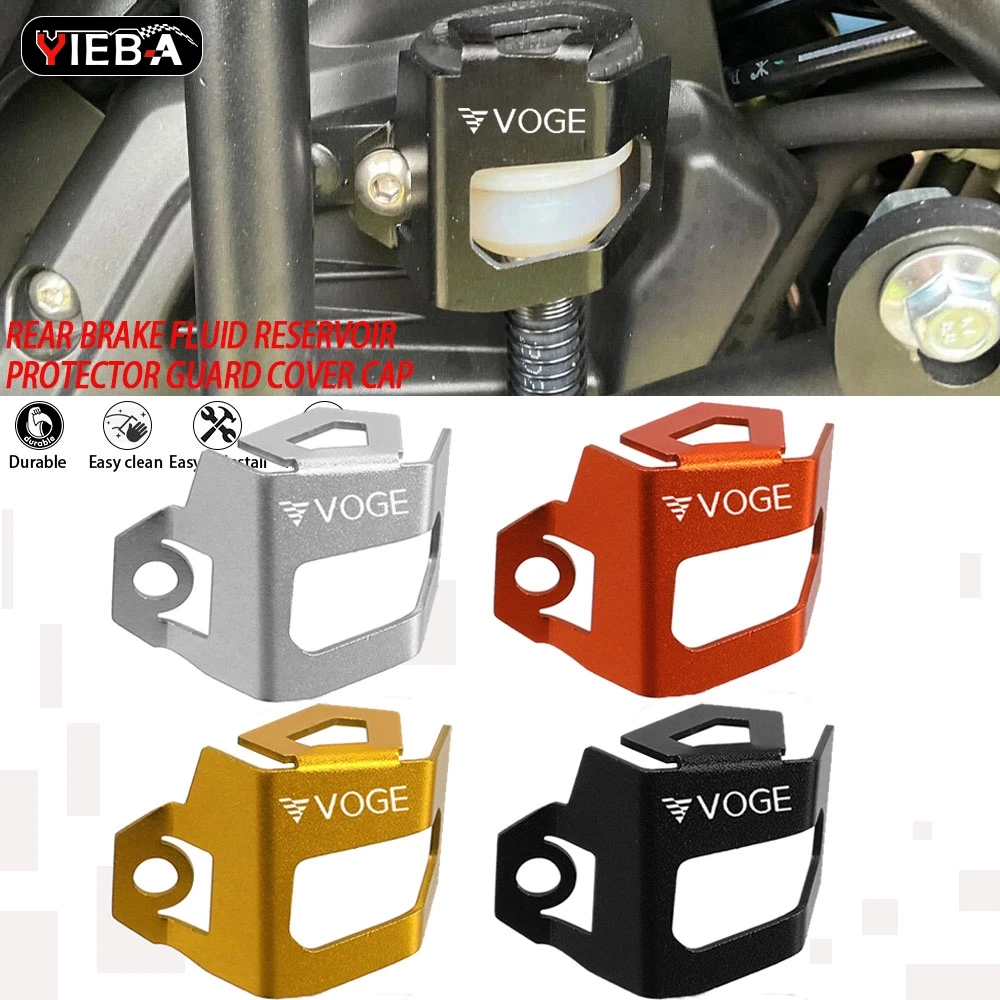 

New Motorcycle Parts Rear Brake Fluid Reservoir Protector Guard Cover Cap FOR LONCIN VOGE 300 RALLY 300GY 300RALLY 2023 RALLY300