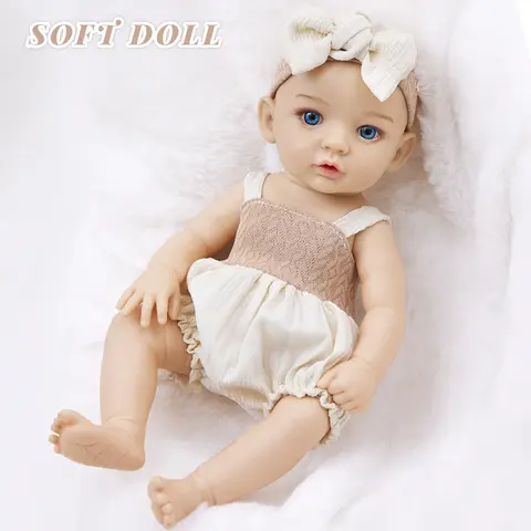 Golden Dress Doll 12 inch 30cm Super Simulation Rebirth Doll Toy Doll Dress Up Party Soothing Doll, Christmas Gift