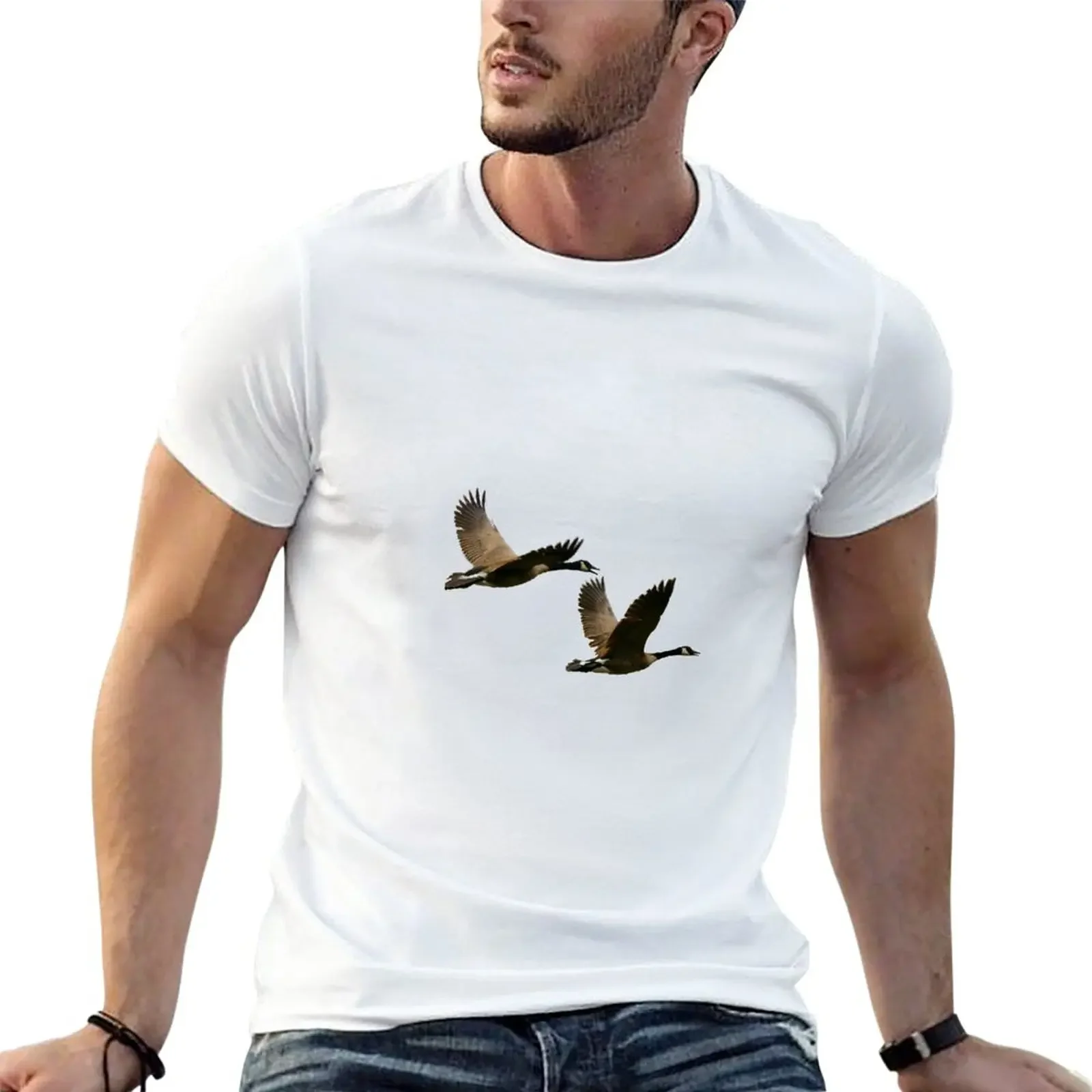 Canadian geese T-Shirt korean fashion aesthetic clothes vintage mens graphic t-shirts pack