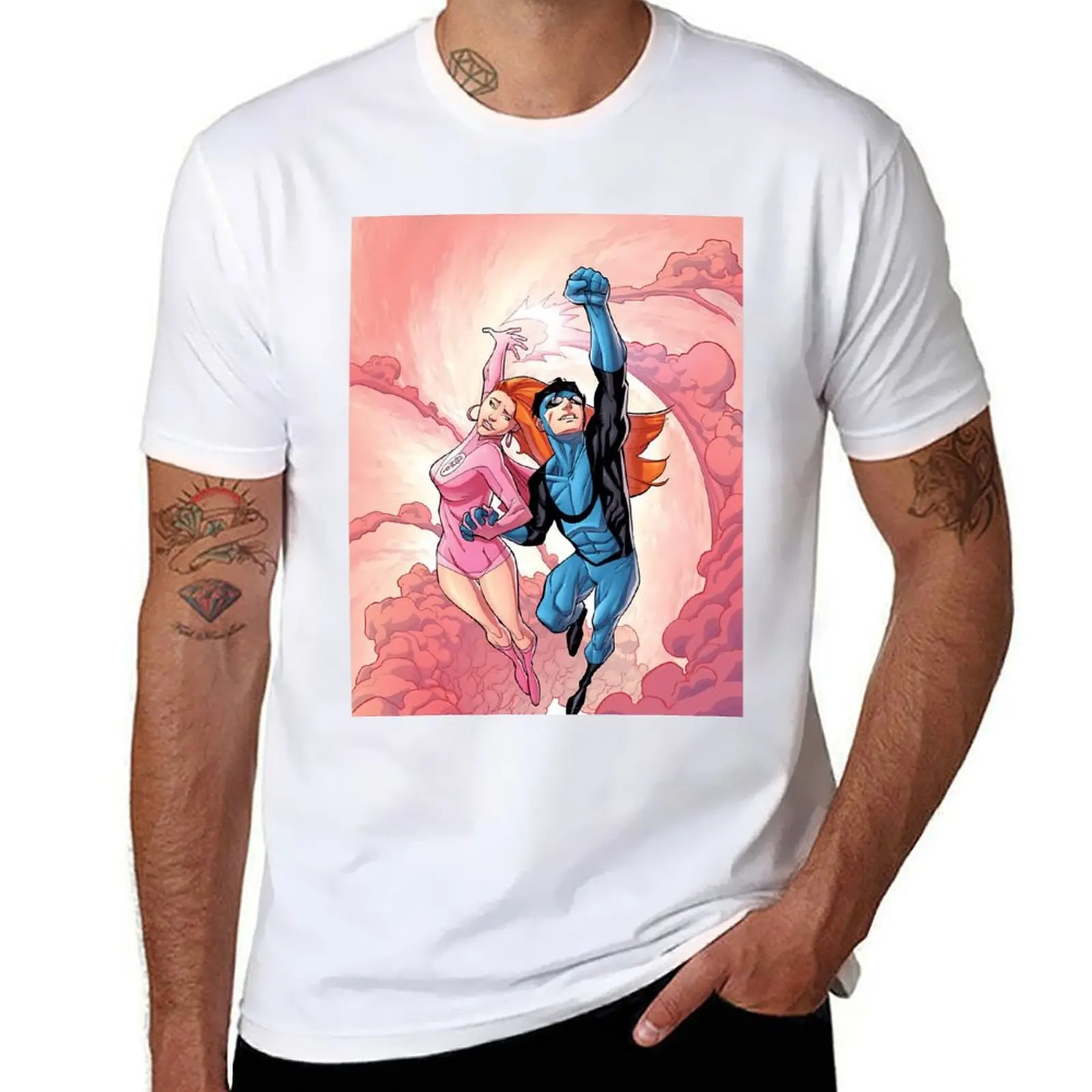 

atom eve invincible T-Shirt man graphic t shirt anime tshirt T-Shirt