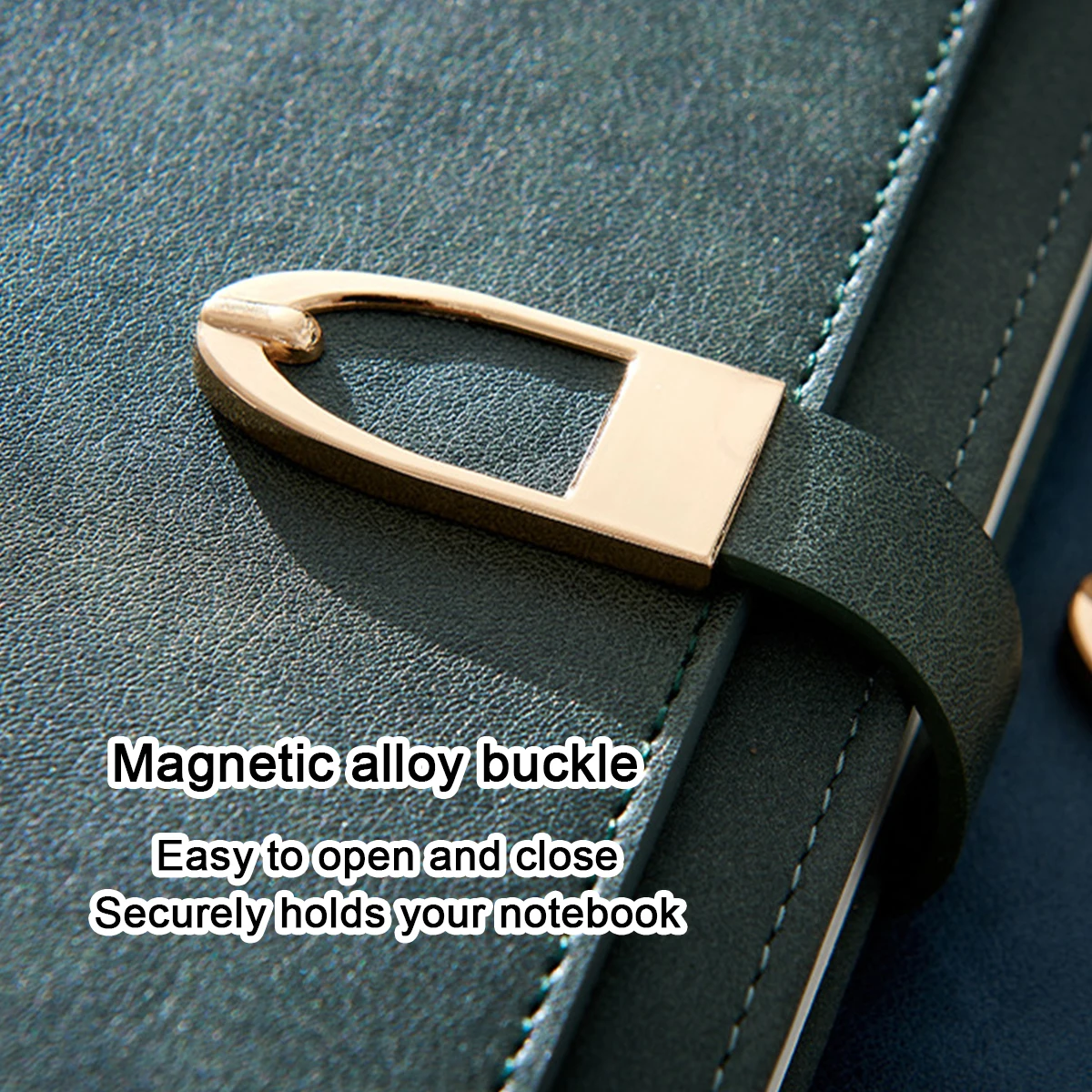 (Can Engrave Logo) A5 Buckle Student Subject Notebook, Work Meeting Record Book, Business Notepad, Diary, Travel Log