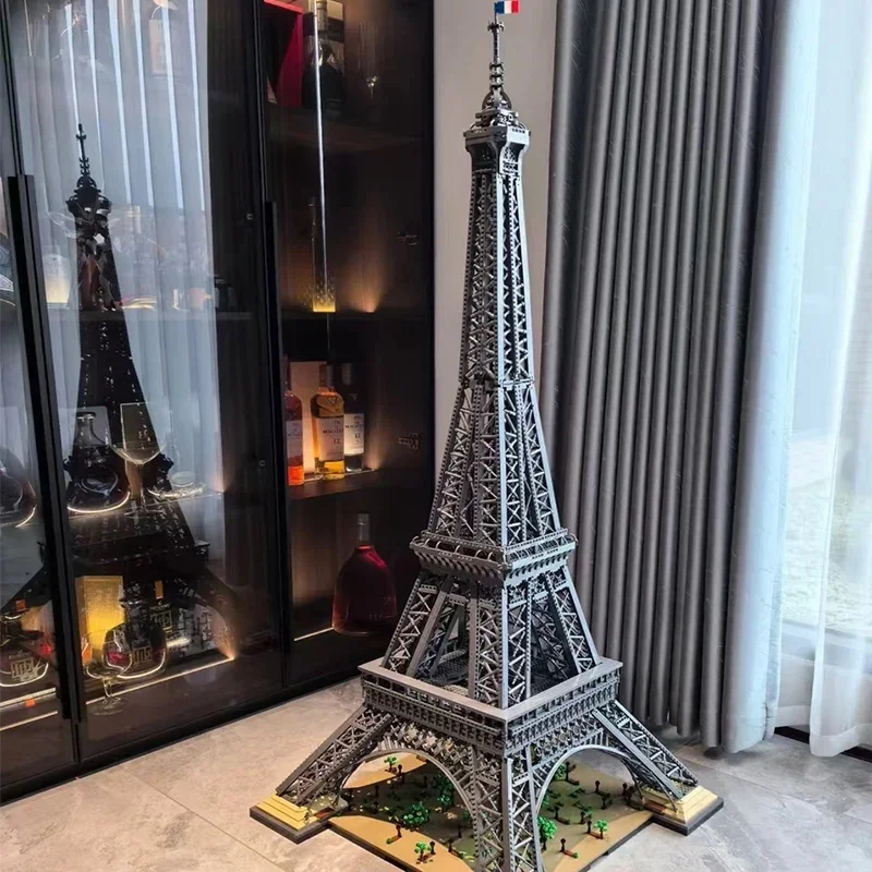 2025New 10001 PC Op voorraad 1.5 M Eiffeltoren compatibel 10307 PARIJS Architectuur Model Bouwsteen Volwassen kinderen Speelgoed Gift Set