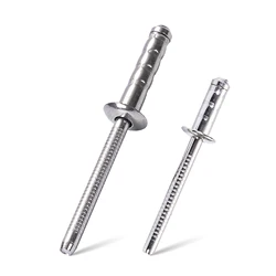 20/50Pcs MultiGrip Blind Rivet Full Stainless Steel Increased Take up Strength Which Provide Wide Grip Range High Strength Rivet