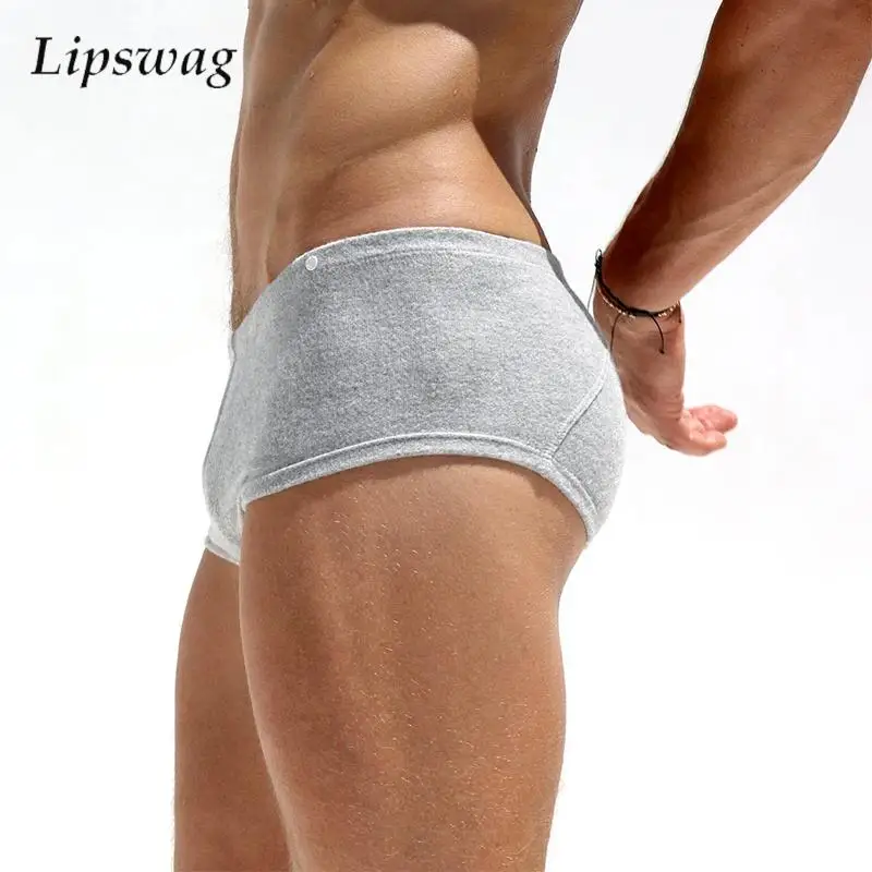 Breathable Soft Comfort Slim Shorts Mens Sexy Skinny Stretch Ribbed Shorts For Men Sleepwear Pajamas Male Short Pant Nightwear