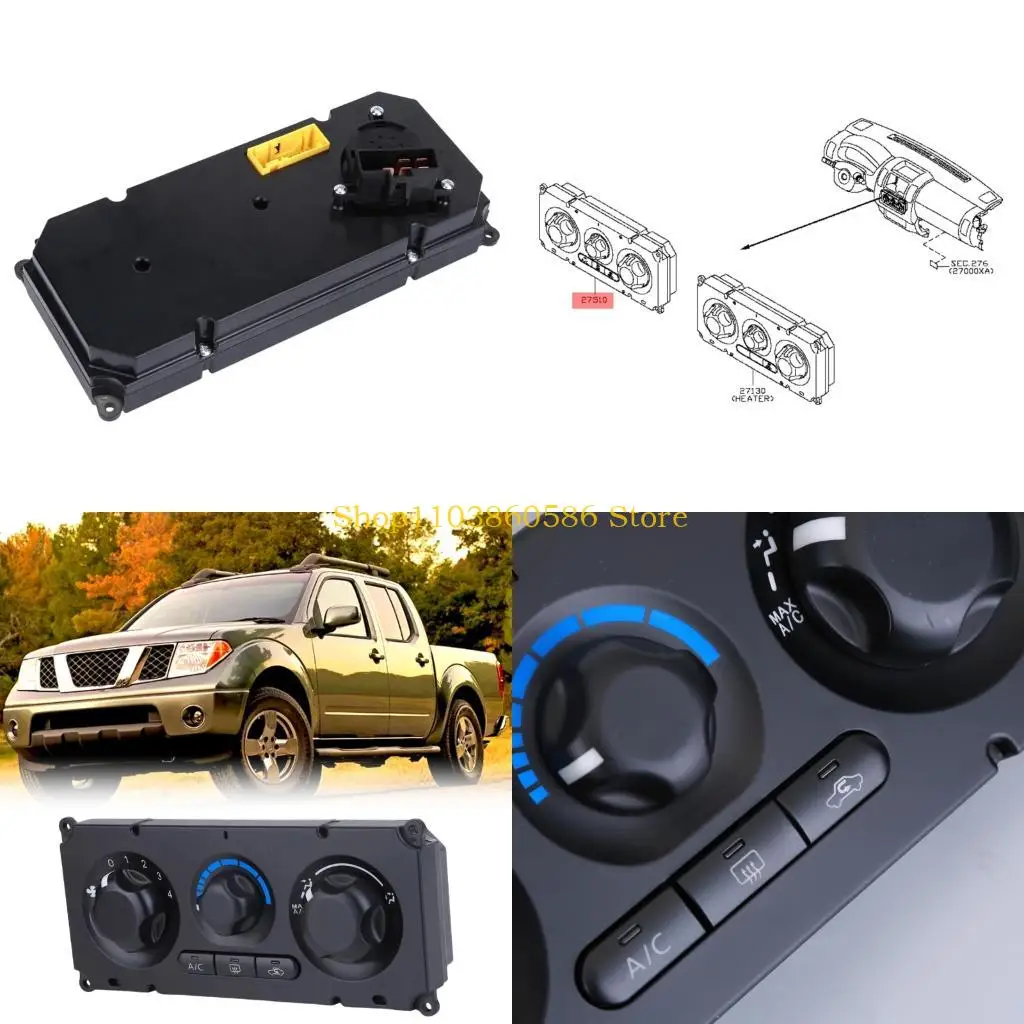 

242A Car Control Assy Replacement Air Conditioner Switches A/C Panel Switches Automotive Accessories for D40 2007-2012