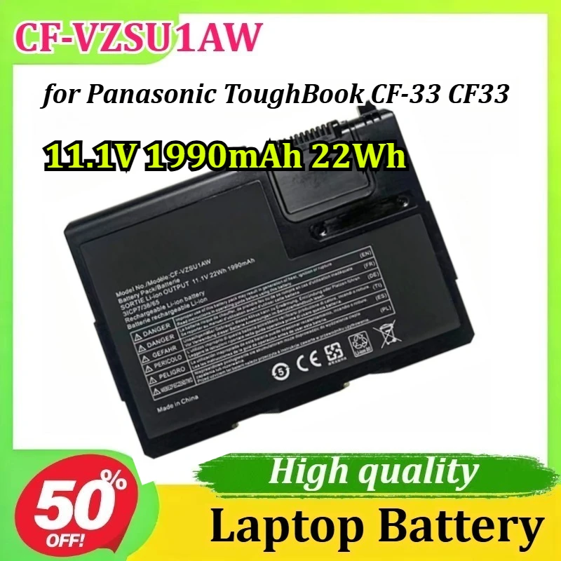 

CF-VZSU1AW 11.1V 1990mAh 22Wh Laptop Battery for Panasonic ToughBook CF-33 CF33