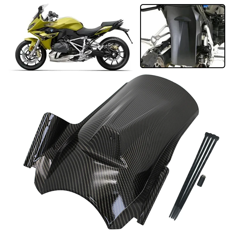 For BMW R1200R R1200RS LC R1250R 2015 2016 2017 2018 2019 2020 2021 2022 Motorcycle Rear Mudguard Fender ABS Plastic Black