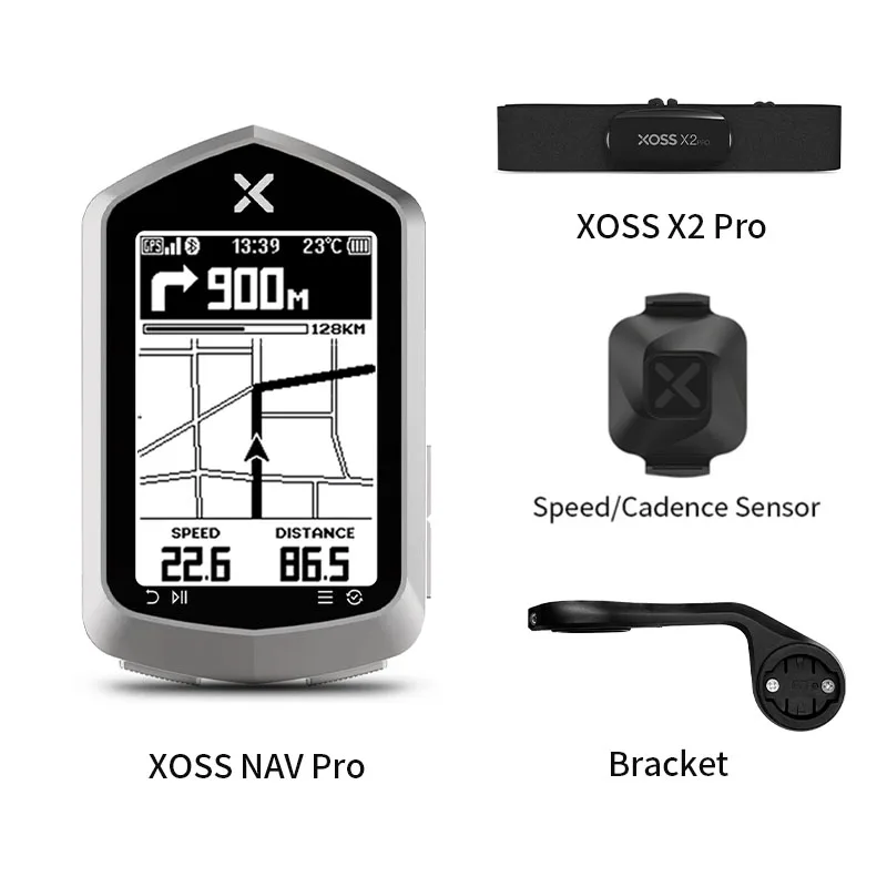 Xoss Nav Plus Pro+ Bicycle Gps Computer Cycling Mtb Road Wireless Speedometer Map Navigation Bluetooth Odometer