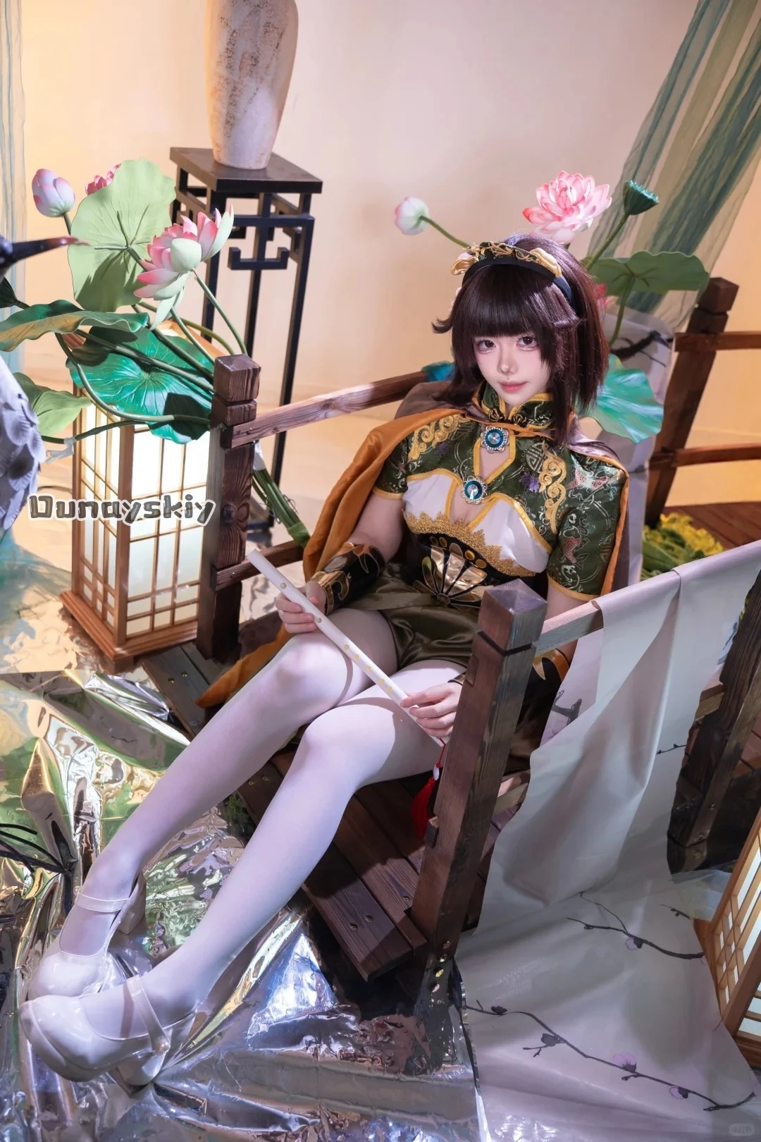 aBcDss@Game Three Kingdoms Kill Big Bridge Cospaly Costumes Ancient style Sexy Bodycon Dress Wig Accessory Halloween Carnival