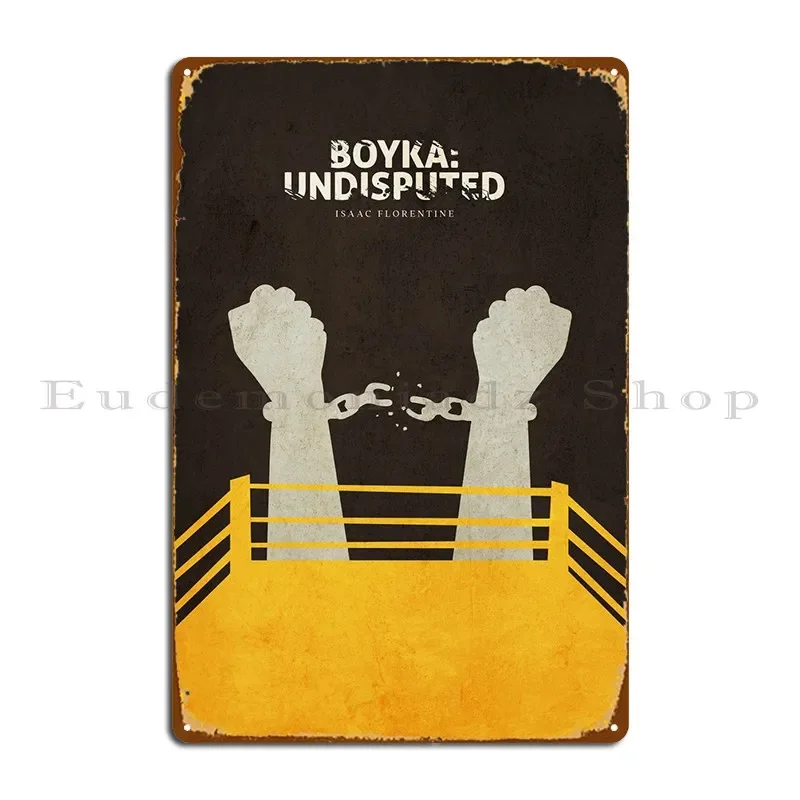 لافتة Boyka المعدنية لإنشاء لوحات تزيين السينما المطبوعة ملصق تسجيل القصدير #1