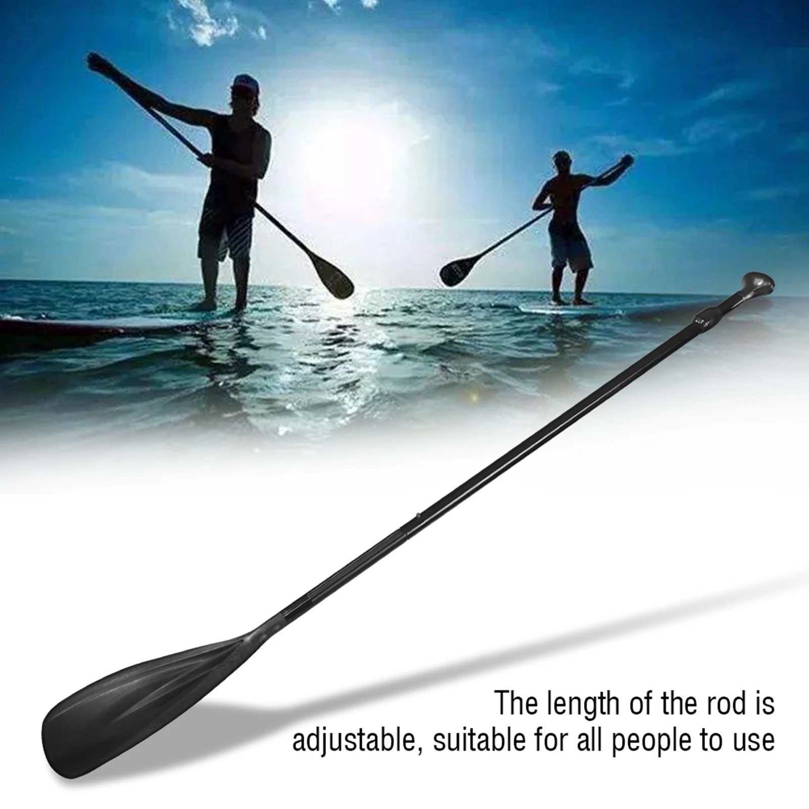 Aluminium Alloy Detachable Adjustable Boat Canoe Kayak Surfboard Paddle