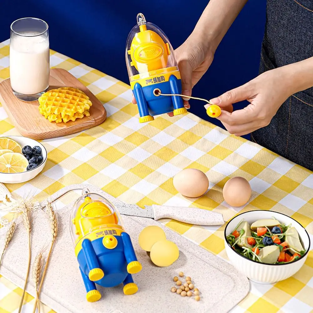 Durable Plastic Egg Shaker Kitchen Gadgets without Breaking the Eggs Egg Yolk Albumen Blender Manual Egg White Yolk Mixer Egg