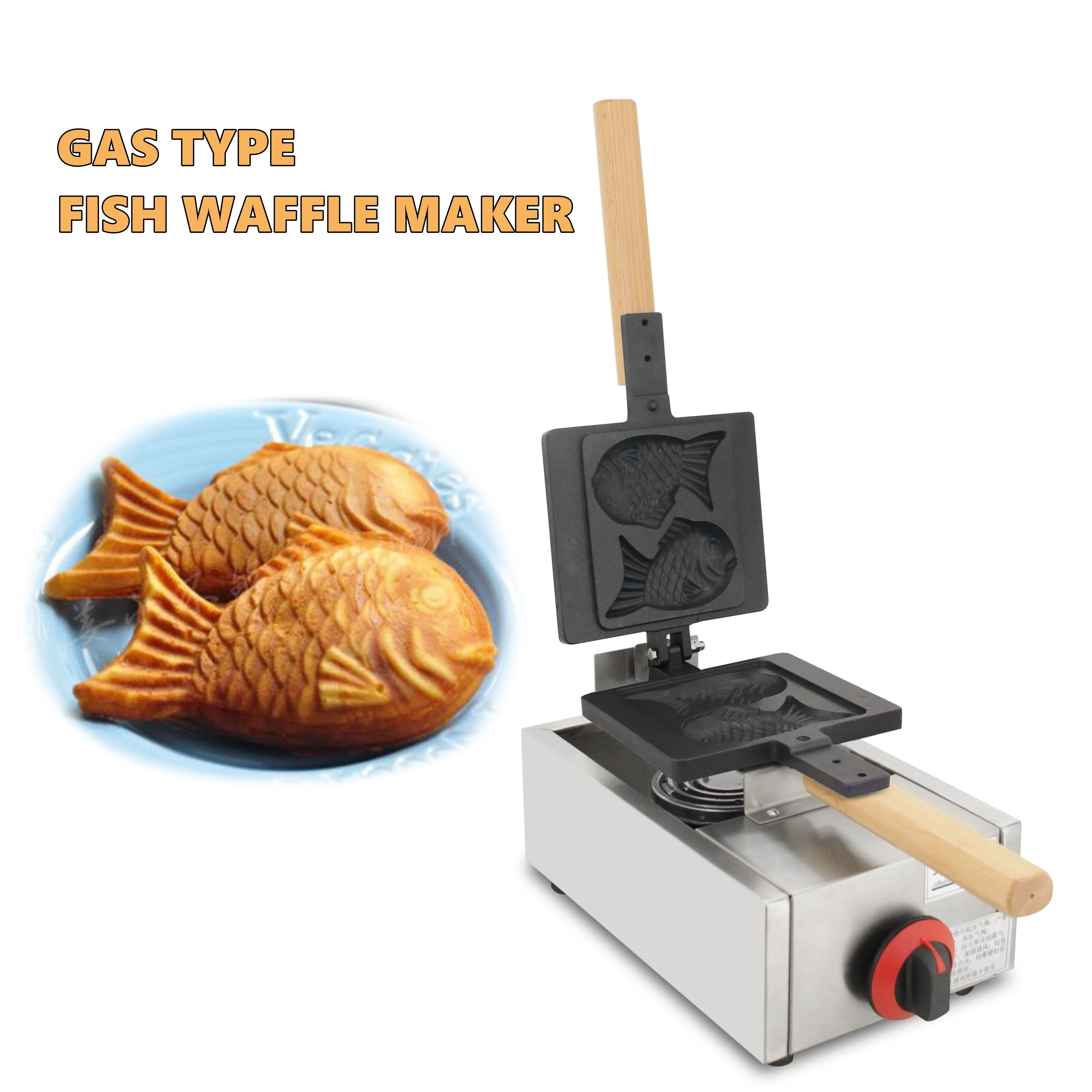 Donut Making Machine - Stainless Steel Gas Taiyaki Machine 2