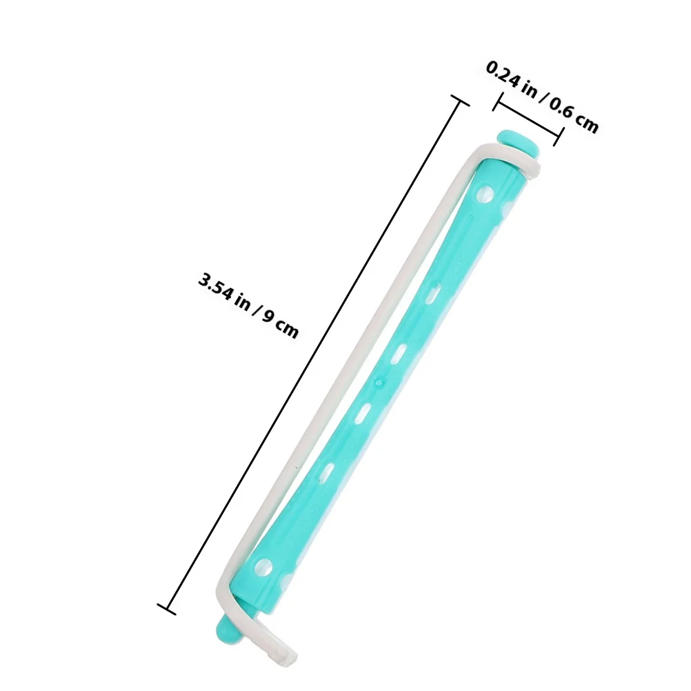 โรลม้วนผมพลาสติก 24 ชิ้น สำหรับผู้ชายและผู้หญิง คุณภาพระดับซาลอน อุปกรณ์จัดแต่งทรงผมลอน ชุดดัดผมสำหรับผมหยิก