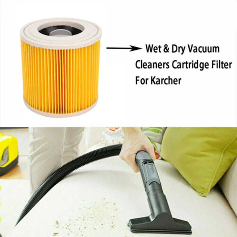 Wet And Dry Vacuum Cleaner Cartridge Filter For Karcher WD WD2 WD3 Series Wet Dry Vacuum Cleaner Replace Parts