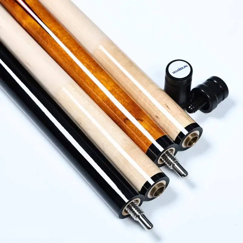 

Maple Wood Shaft Quick Joint 13.5mm Bakelite(Phenolic) Tip Jump Cue with Black/Natural Wood Color Options Available