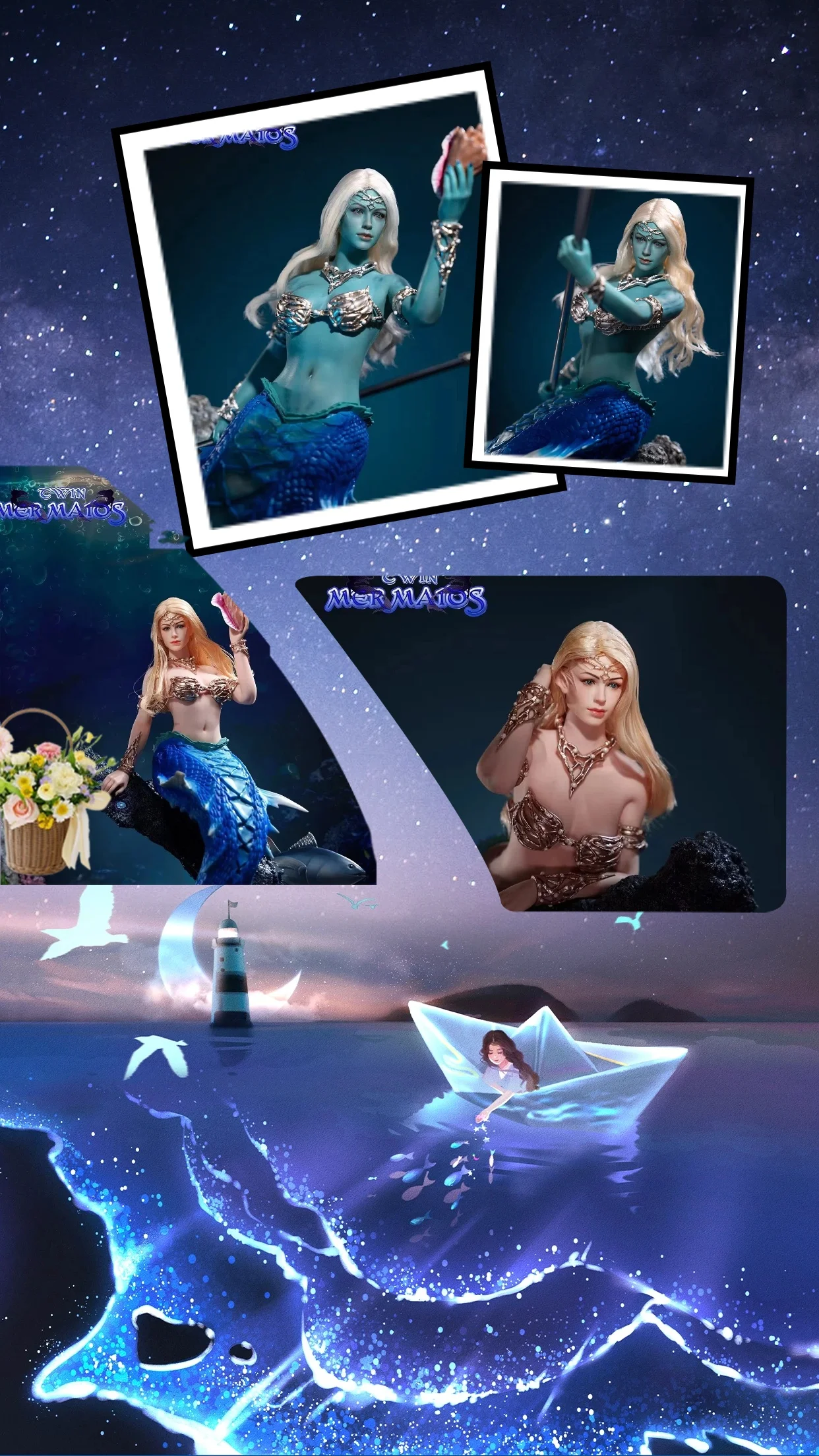 

В наличии TBLeague PL2025-225A/B, масштаб 1/6, женская фигурка солдата-русалки, полный комплект, 12-дюймовая модель, игрушки для коллекционеров.