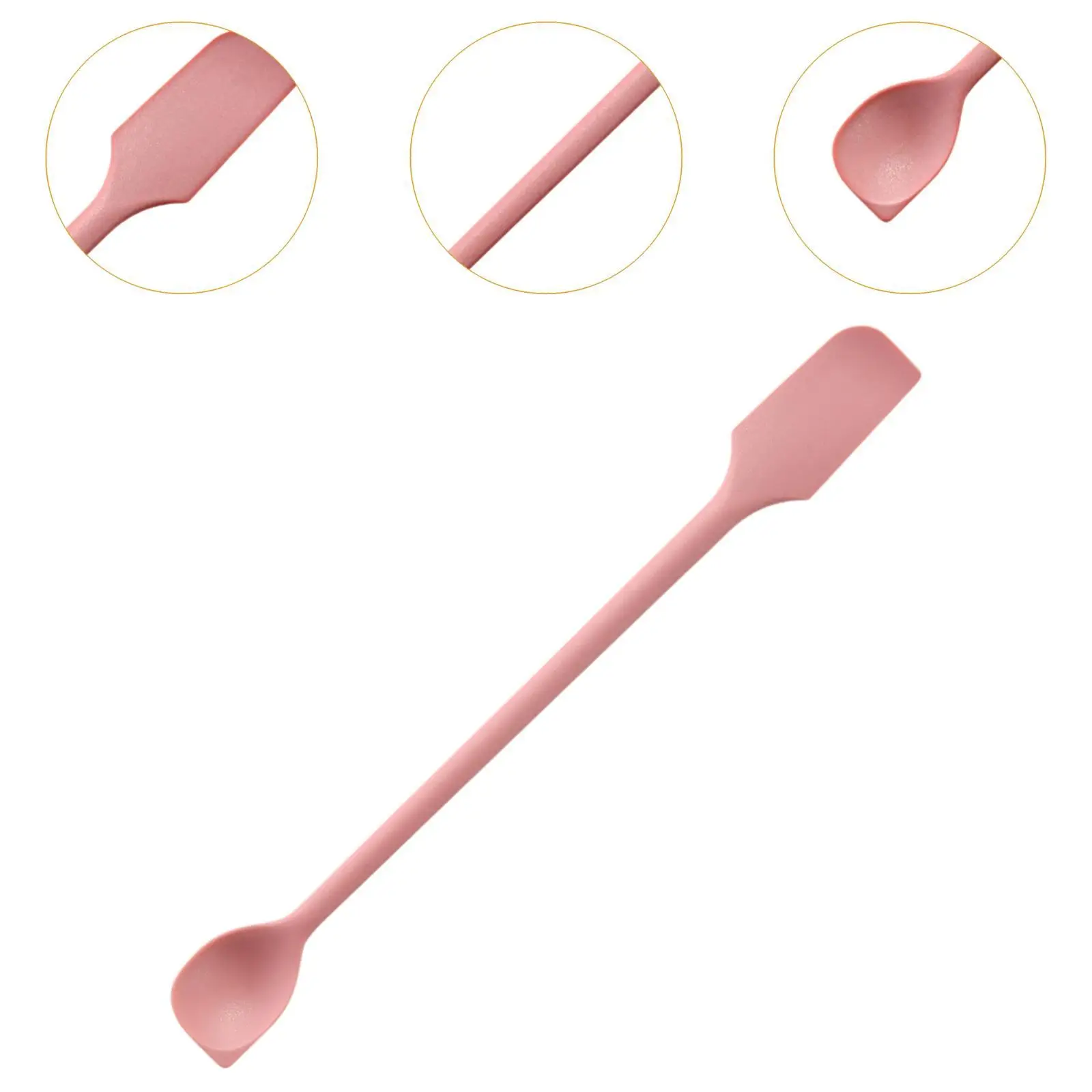 Silicone Spatulas Baking Spoon Cake Spoon Food Mixing for Liquid Foundation