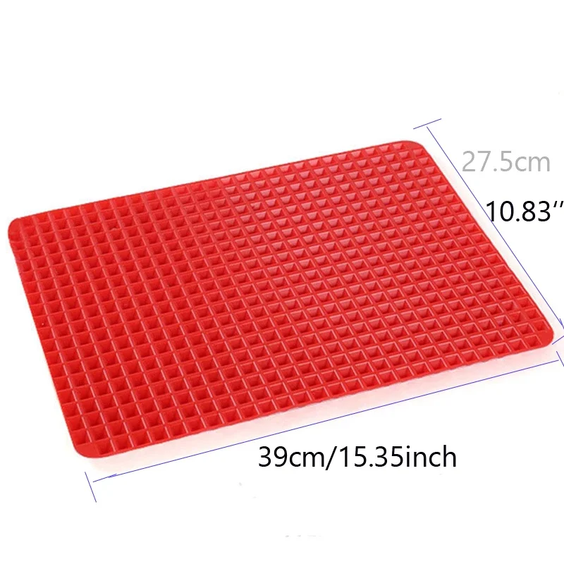 Silicone Multifunctional BBQ Pizza Mat Pyramid Microwave Oven Baking Placemat Tray Sheet Kitchen Baking Tools Bakeware Moulds
