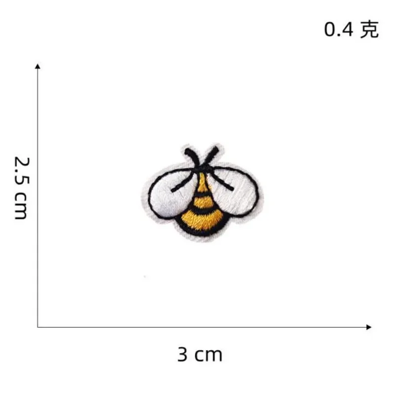 Abbigliamento Donna Uomo Fai da te Ricamo Fiore Patch Ape Girasole affare con il ferro sulle toppe per vestiti Tessuto fai da te Spedizione gratuita