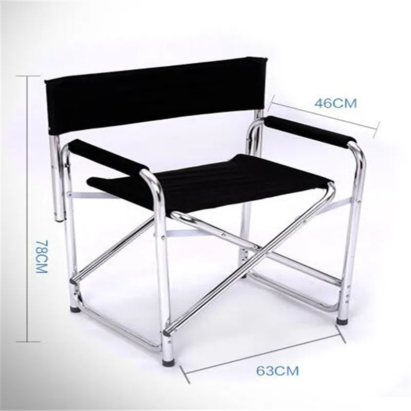 Double Layer Cotton-padded Lounge Chair, Aluminum Alloy Office Chairs, Portable Folding Stool, Outdoor Beach Chairs, Newest