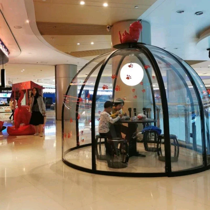 Hot Sales Dome House China Factory The Clear PC Sound Proof Tent Dome Tent Polycarbonate Dome House For Restaurant Hotel Supplie