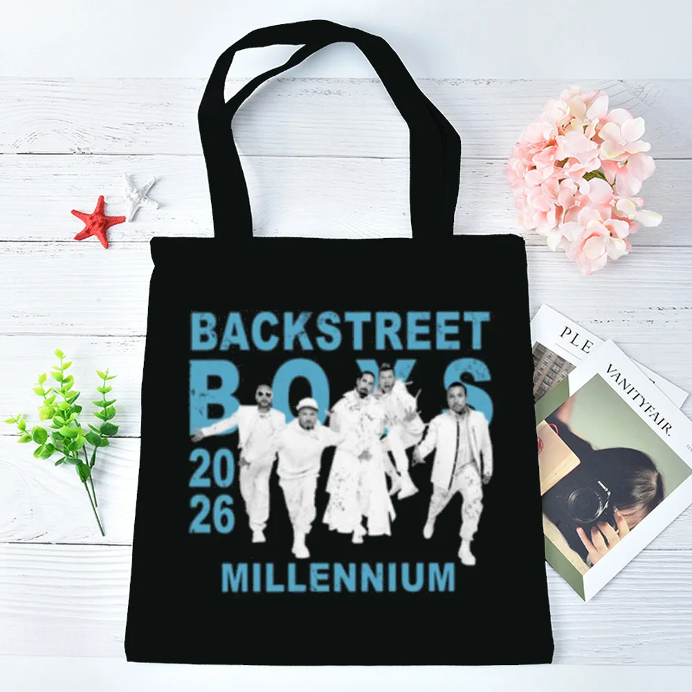Backstreet Boys tote bag foldable reusable sac cabas totebag shoulder  femme
