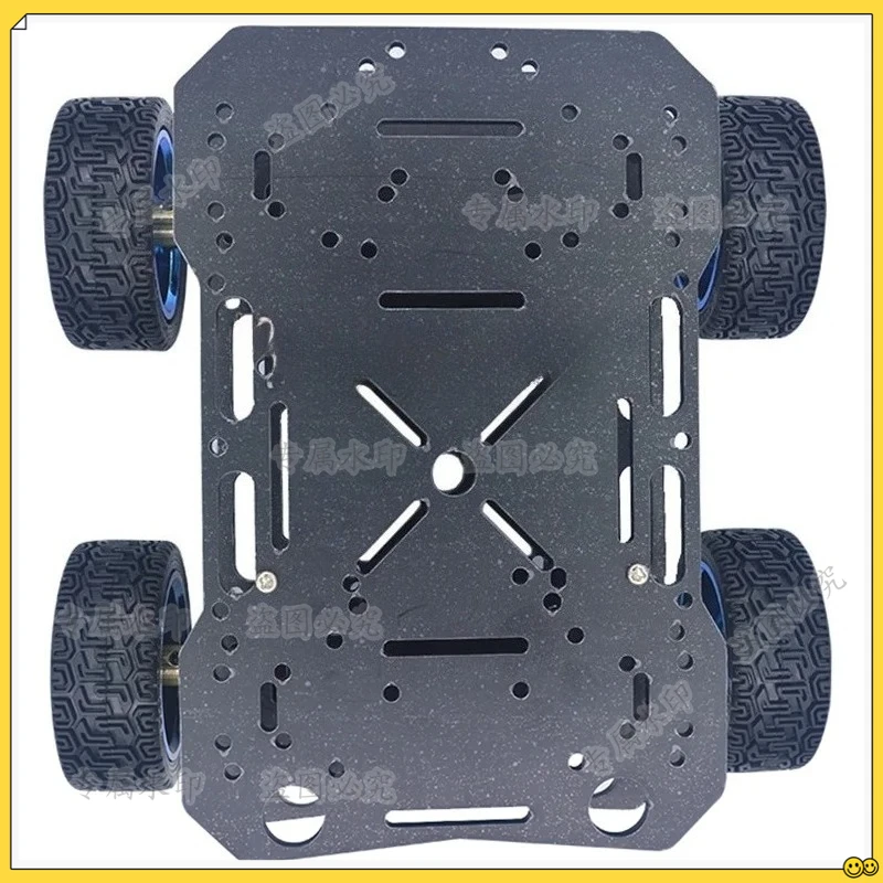 

4WD Smart Car Chassis Kit - 520/370 DC Gear Motor with Encoder & Obstacle Avoidance