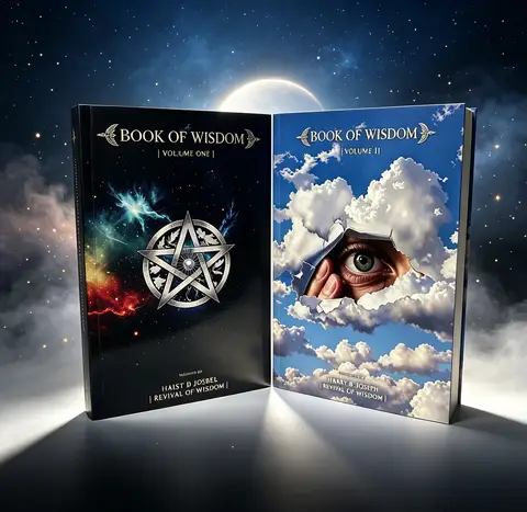 Book of Wisdom Volume One & Two 2 Books Set Esoteric Occult Spiritual Wisdom Guide Book by Harry B Joseph