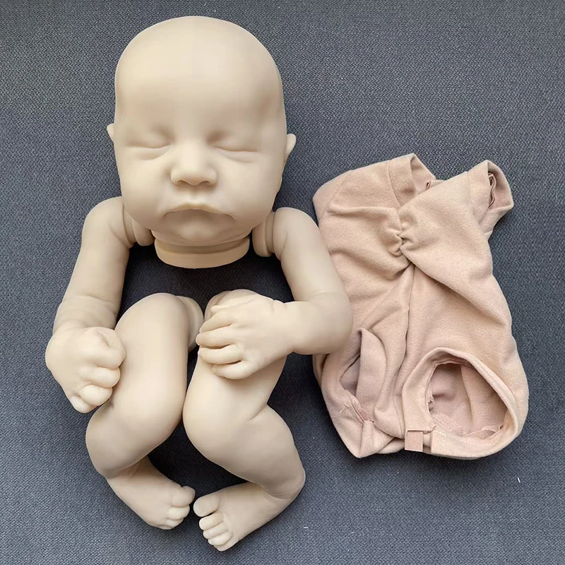 19Inch Levi Reborn Doll Kit Unfinished Unpainted Blank DIY Doll Parts Cloth Body Random eyes Collectible Art Doll view 3