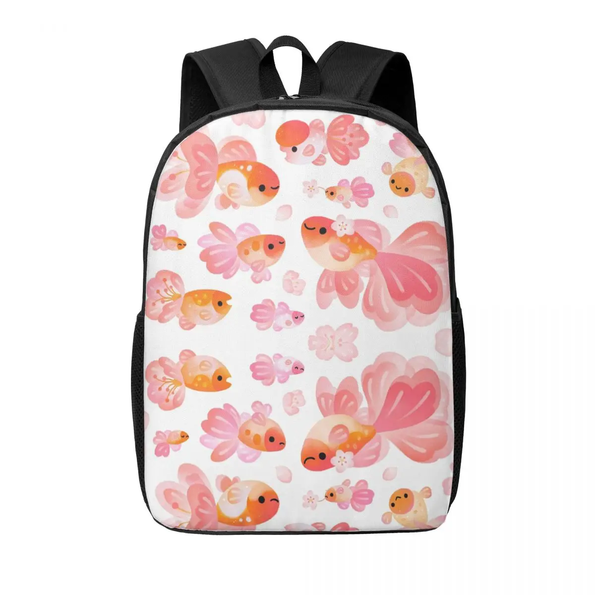 

Женские рюкзаки Cherry Blossom Goldfish 2, сумка для книг для мальчиков и девочек, водонепроницаемые школьные сумки для студентов, портативный рюкзак, сумка на плечо
