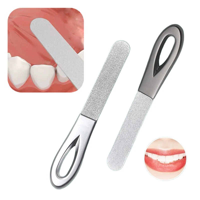 

Stainless Steel Teeth File Tooth Grinding Tools Wisdom Tooth Sandpaper Stick Dental Correction Tools Tooth Alignment