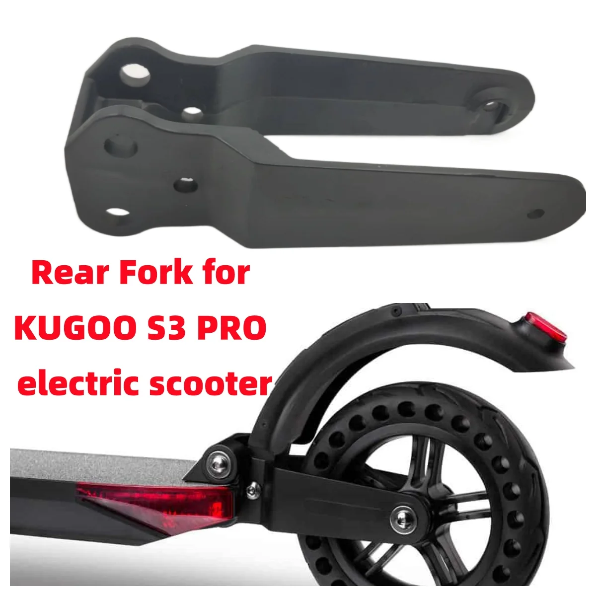 

8 Inch kugoo electric Scooter Accessories Hardware Rear Fork for KUGOO S3 PRO Electric Scooter Aluminum Alloy Rear Fork