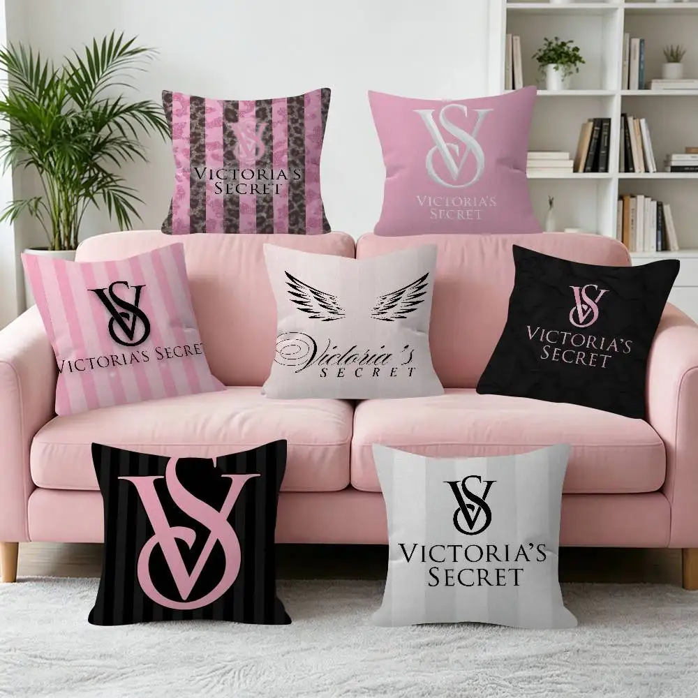 Housse de coussin décorative pour l'esthétique de la pièce, housse de coussin pour la maison, la chambre, le canapé, le lit, 45x45 V-Victorias-Fashion-S-Secret