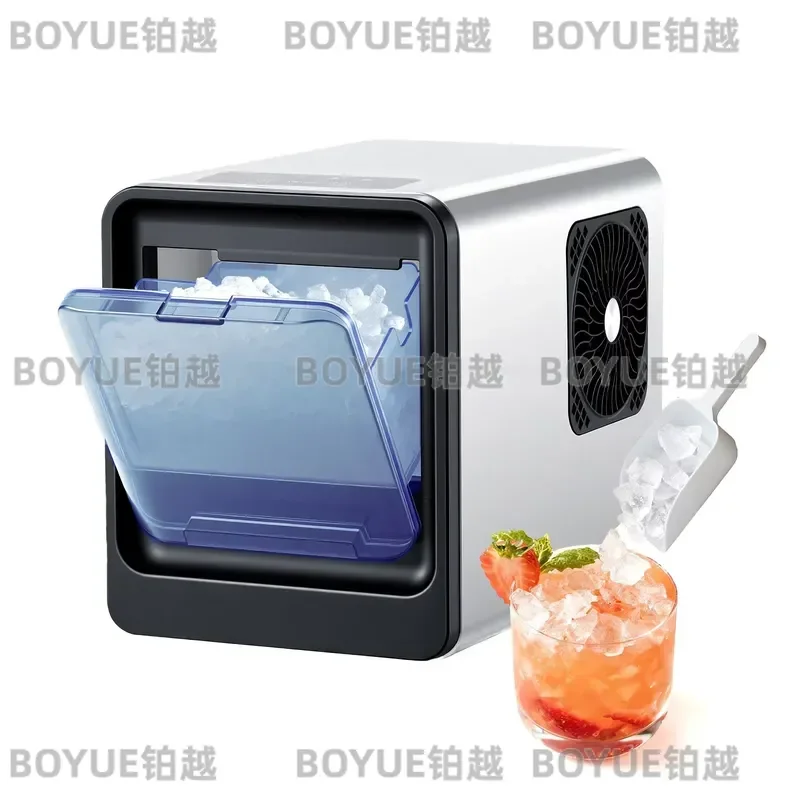 Portable Countertop Ice Maker Machine Self Cleaning High Capacity Daily Production with Scoop and Drawer Style Access for