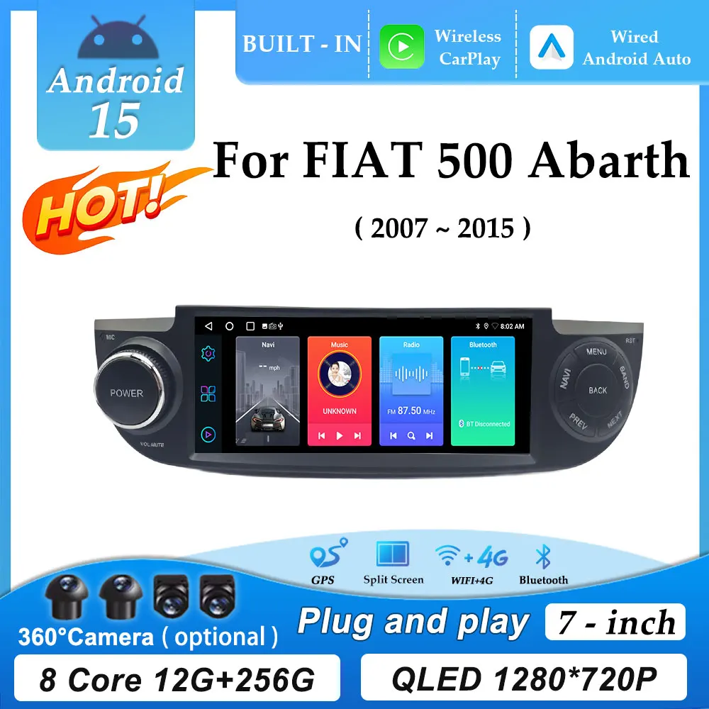 For Fiat 500 Abarth…