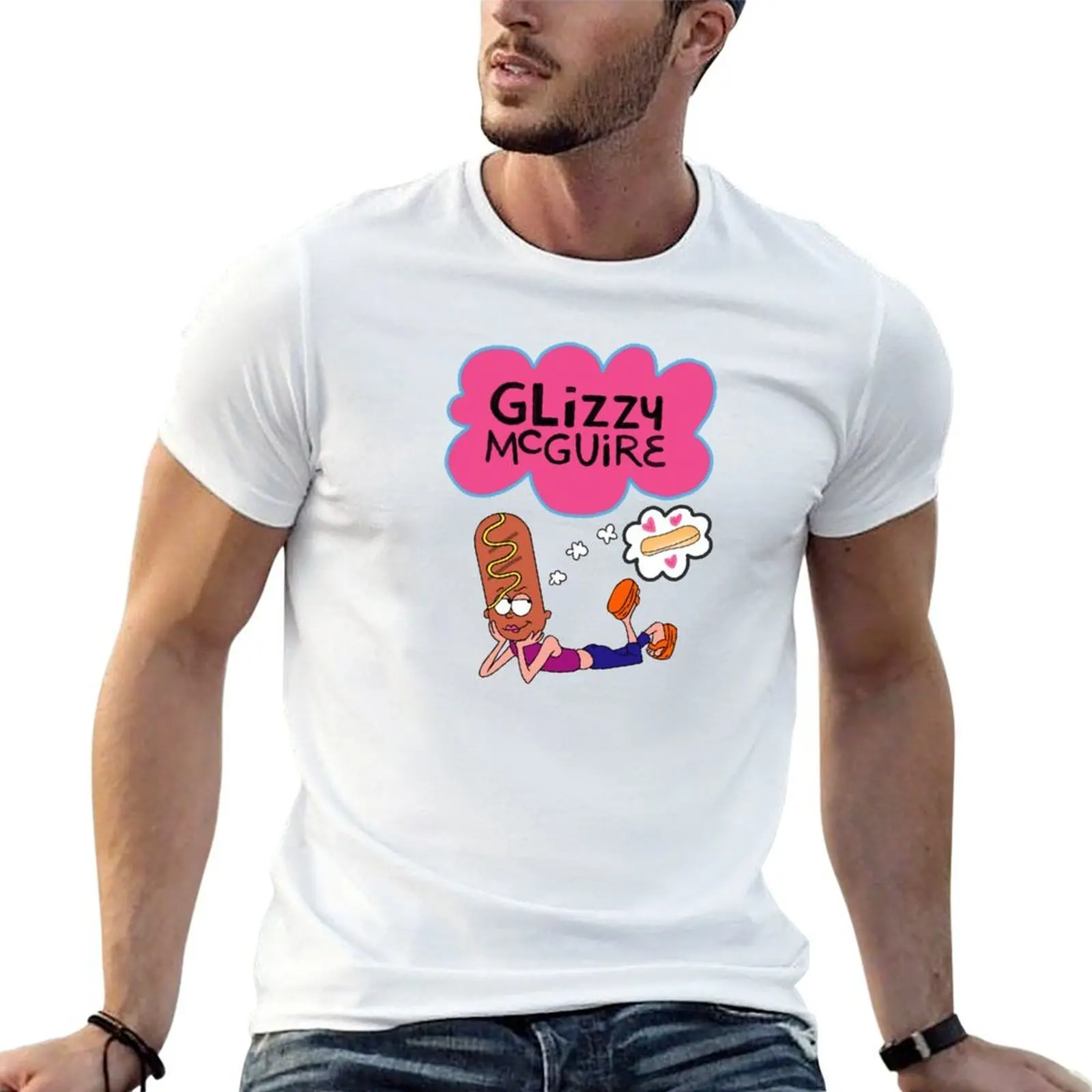 Glizzy McGuire T-Shirt aesthetic clothes Luxury man anime shirts men
