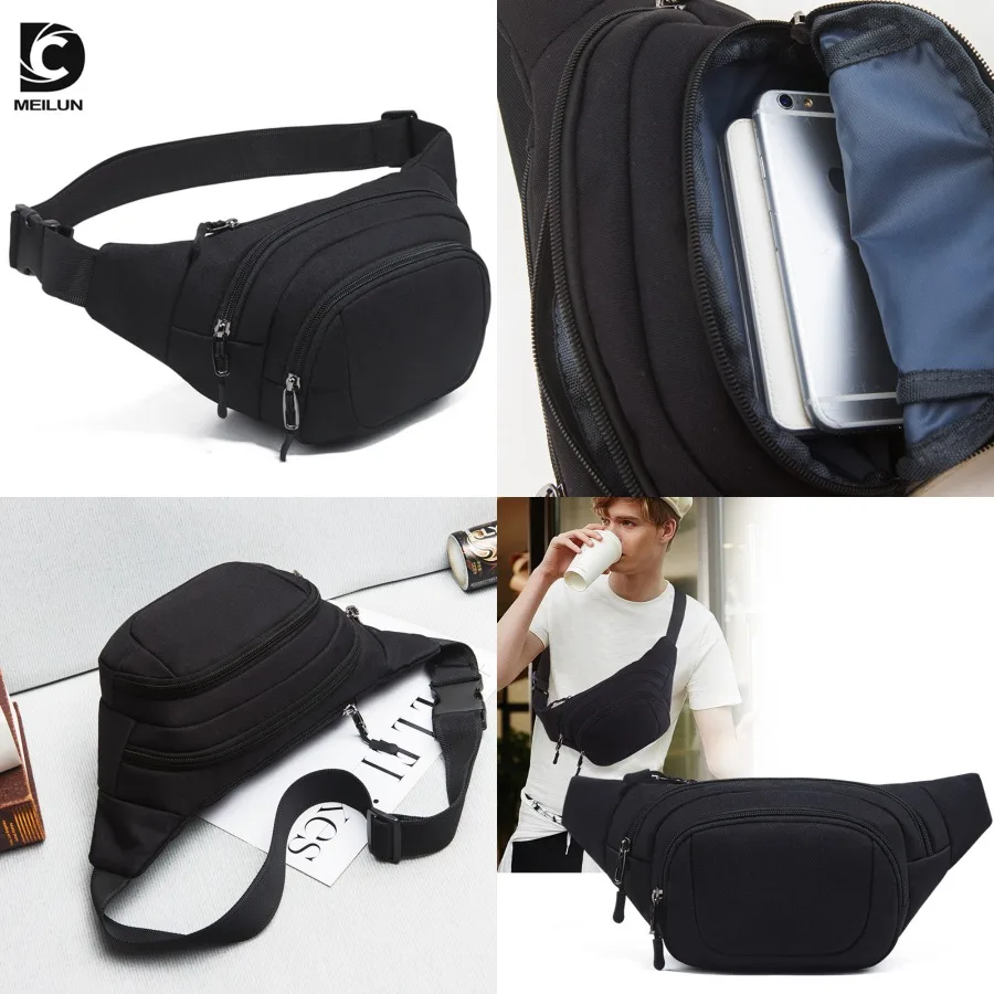 

【Новый стиль】Мужская поясная сумка DC, многофункциональная, на одно плечо, диагональная, спортивная, нагрудная сумка, повседневная сумка, модная модель 2026 года - S