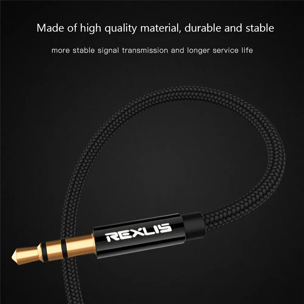 Gold Plated Plug 3.5mm Jack Earphone Aux Cord Audio Extension Cable Extender Male to Female For PC Laptop Phone Car Speaker