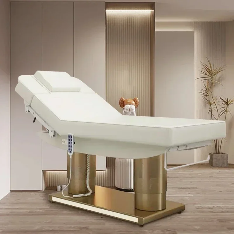 

Hot SalesFurniture Platinum Electric Facial Beauty Beauty Massage Bed Table