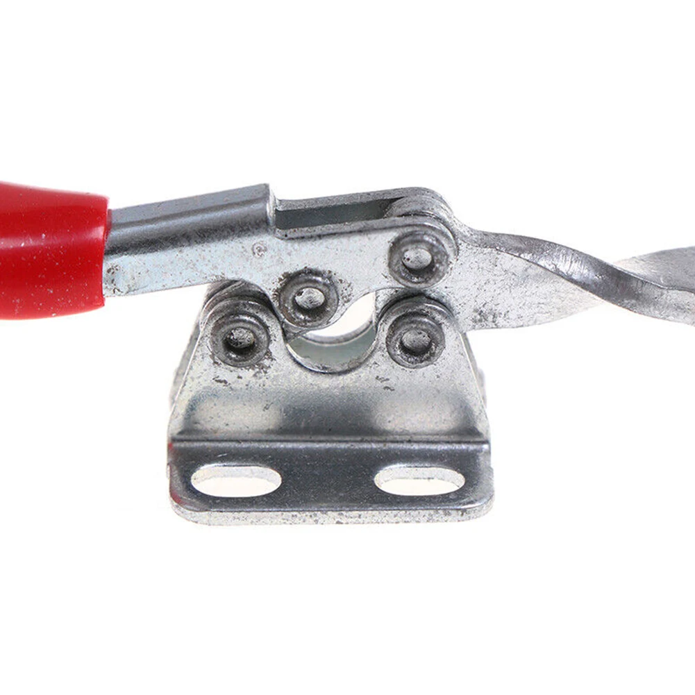 GH-201A Woodwork Lever Clamp Horizontal Hinged Clamp Quick Release Hinged Clamp Set 27KG Vertical Hinged Clamp Hand Clamp Tool