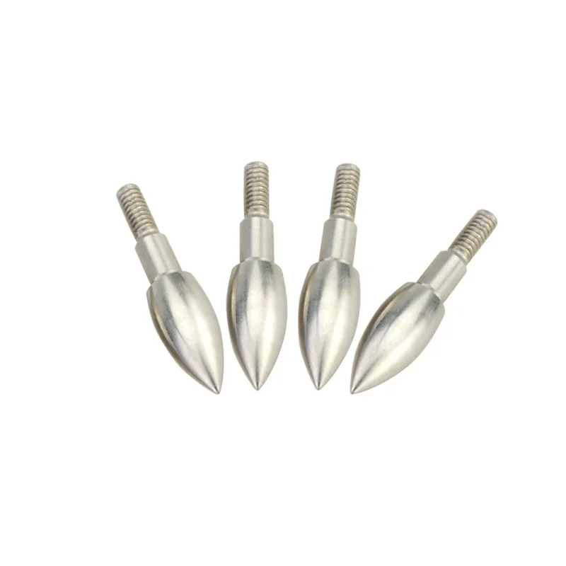 12 Pcs Archery Arrow Field Points 100/150/200/250/300/350 Grain Bullet Points Screw in Broadheads DIY Outdoor Hunting Shooting