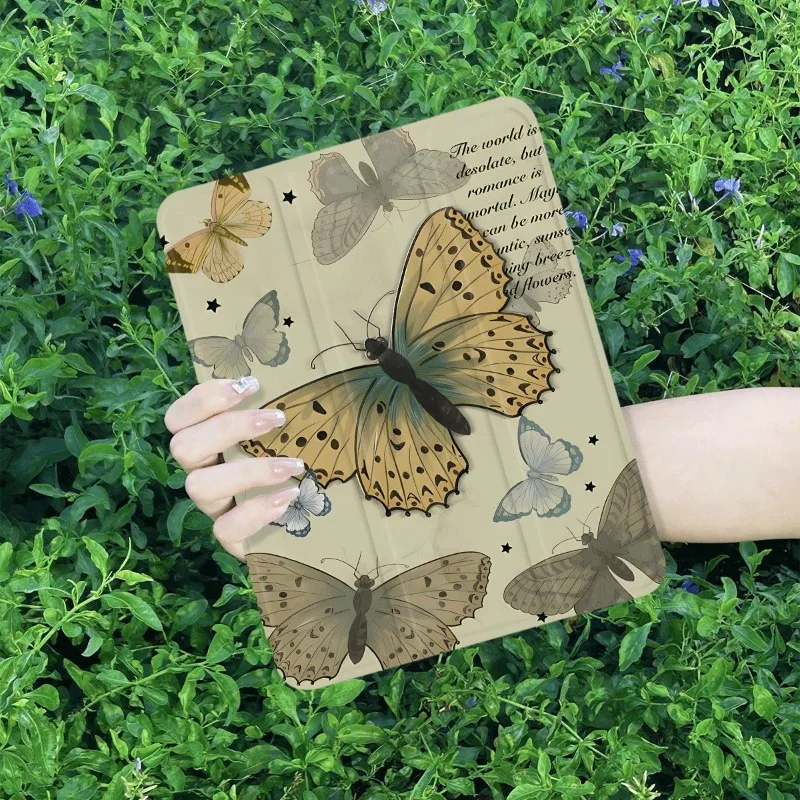 Butterfly Tablet Accessories for IPad 10.2 Case 7/8/9th Generation 10.9 10th Gen IPad Air 5 4 IPad Pro 11 2022 9.7 5th 6th Gen