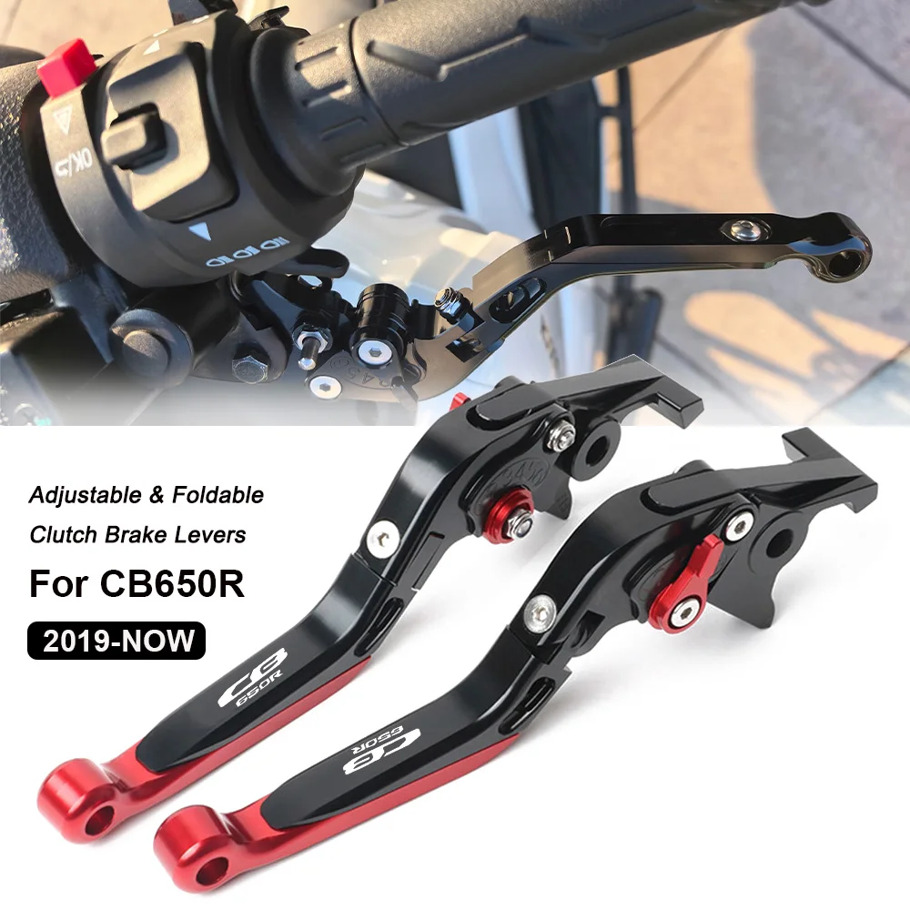 Clutch Lever Brake Lever Set For CB650R CB 650R Foldable Adjustable Handle Levers Motorcycle Accessories Parts