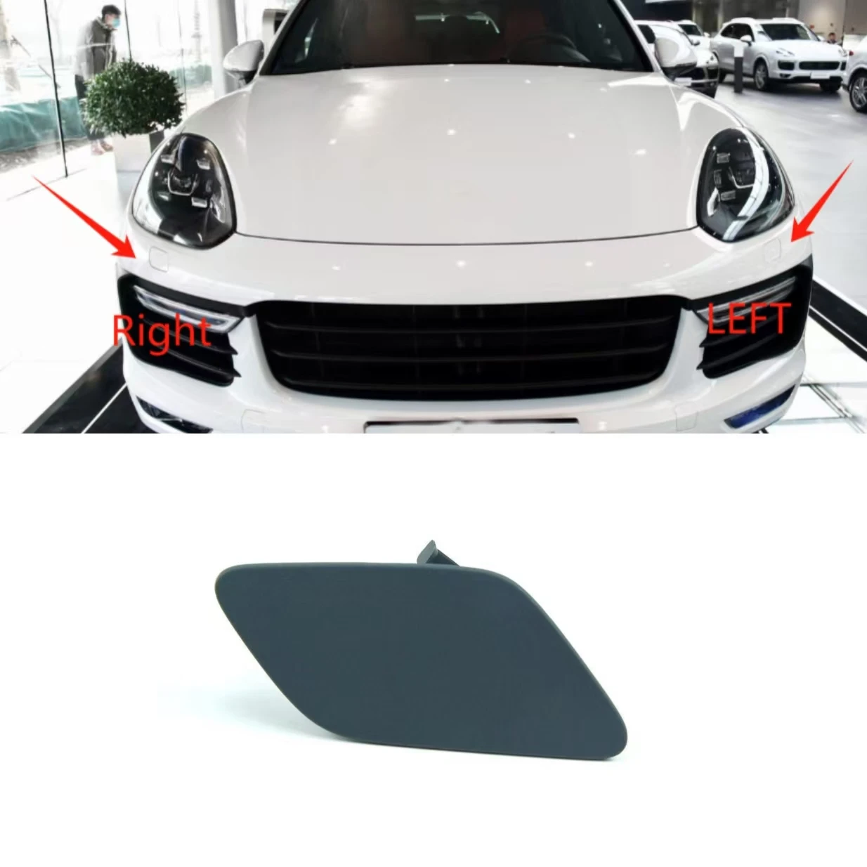 

Крышка форсунки омывателя левой и правой фары для Porsche Cayenne Turbo gts 2015-2017 95850533300G2X 95850533400G2X