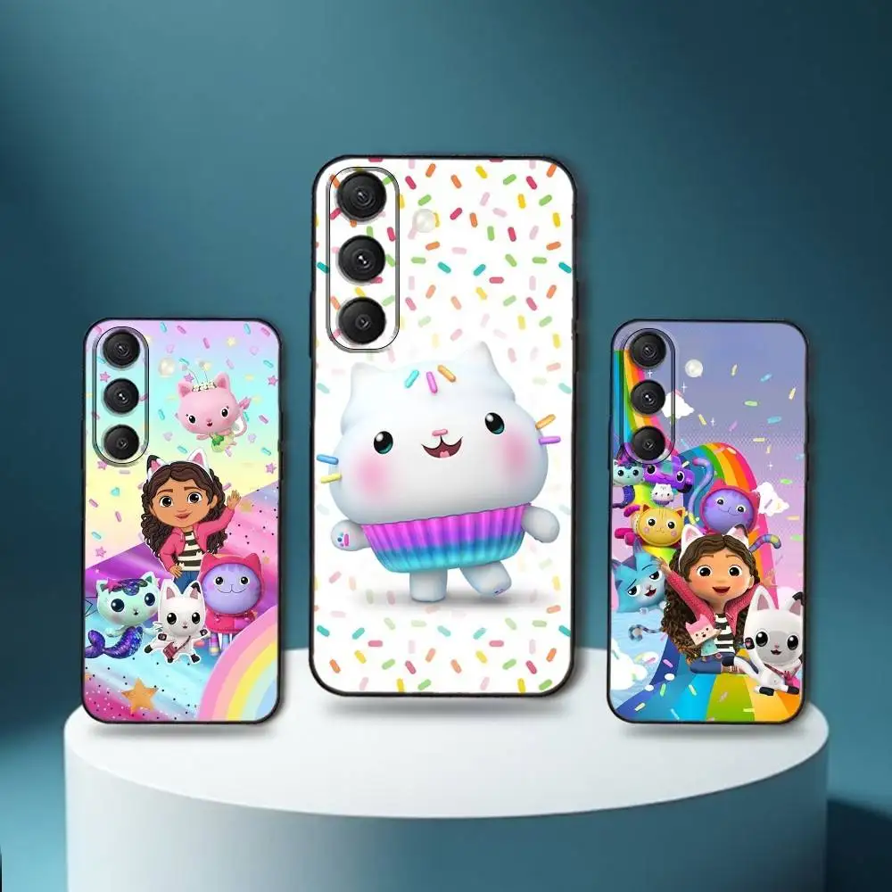 

Чехол для телефона Gabbys D-Dollhouse C-Cute для Samsung S25, S24, S23, S22, S21, S20, S10, Ultra, Plus, Lite, FE, мягкий силиконовый черный чехол
