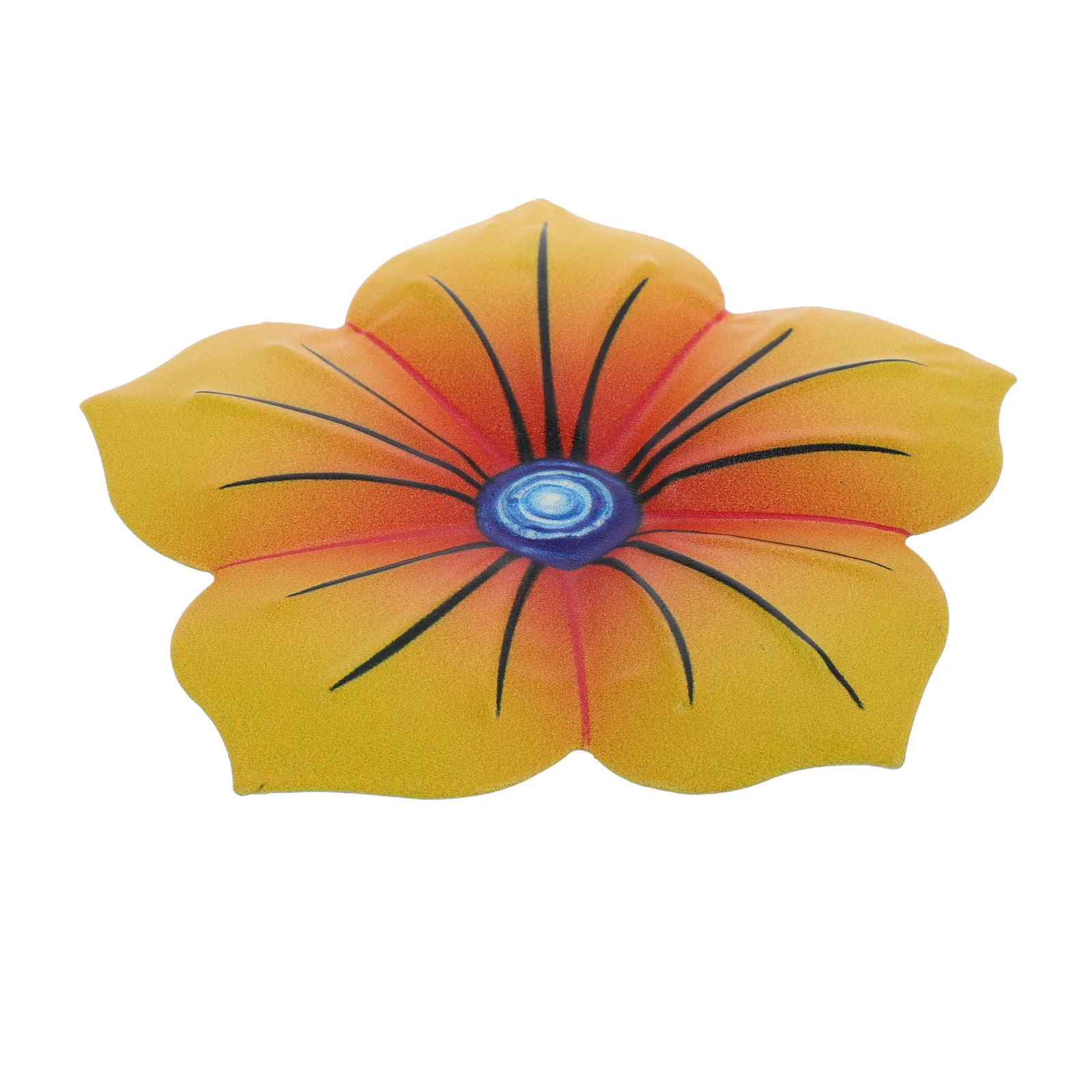 

1pcs Iron Flower Wall Decor Small Metal Wall Art Hanging For Living Room Home Office Dorm Outdoor Indoor Fence Decoration Craft